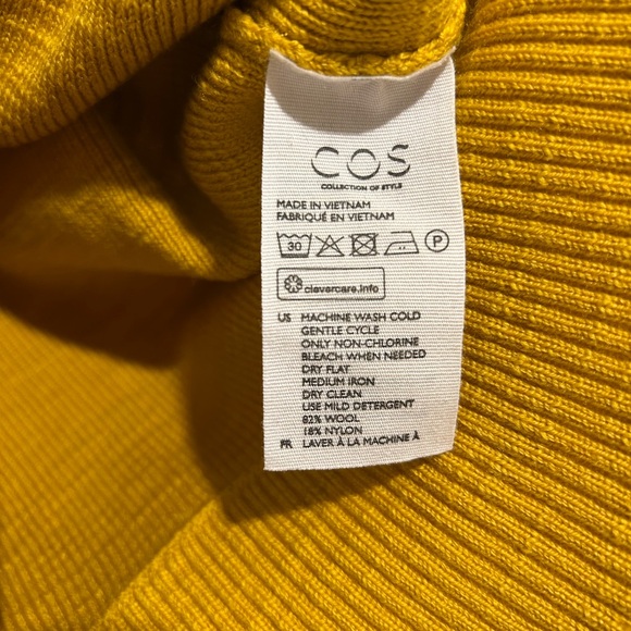COS Mustard Sweater - Picture 2 of 3